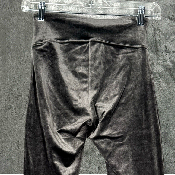 Spanx Pants‎ Womens Small Gray Velvet Legging Tummy Control Skinny Goth Grunge - Picture 6 of 9